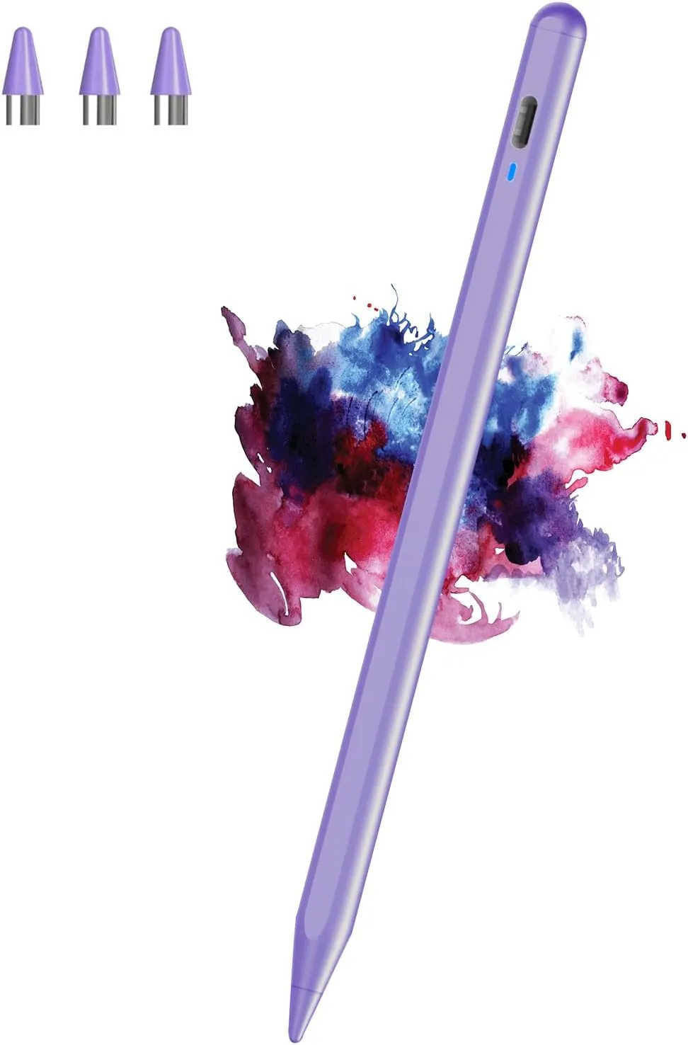 Stylus Pen for Android, Magnetic Phone Pencil, CMARS Fine Point Stylus Pens for Touchscreen, Tablet Pen Compatible with iPhone/Samsung/Xiaomi/Huawei/Vivo and Other Android Phone and Tablet - Purple