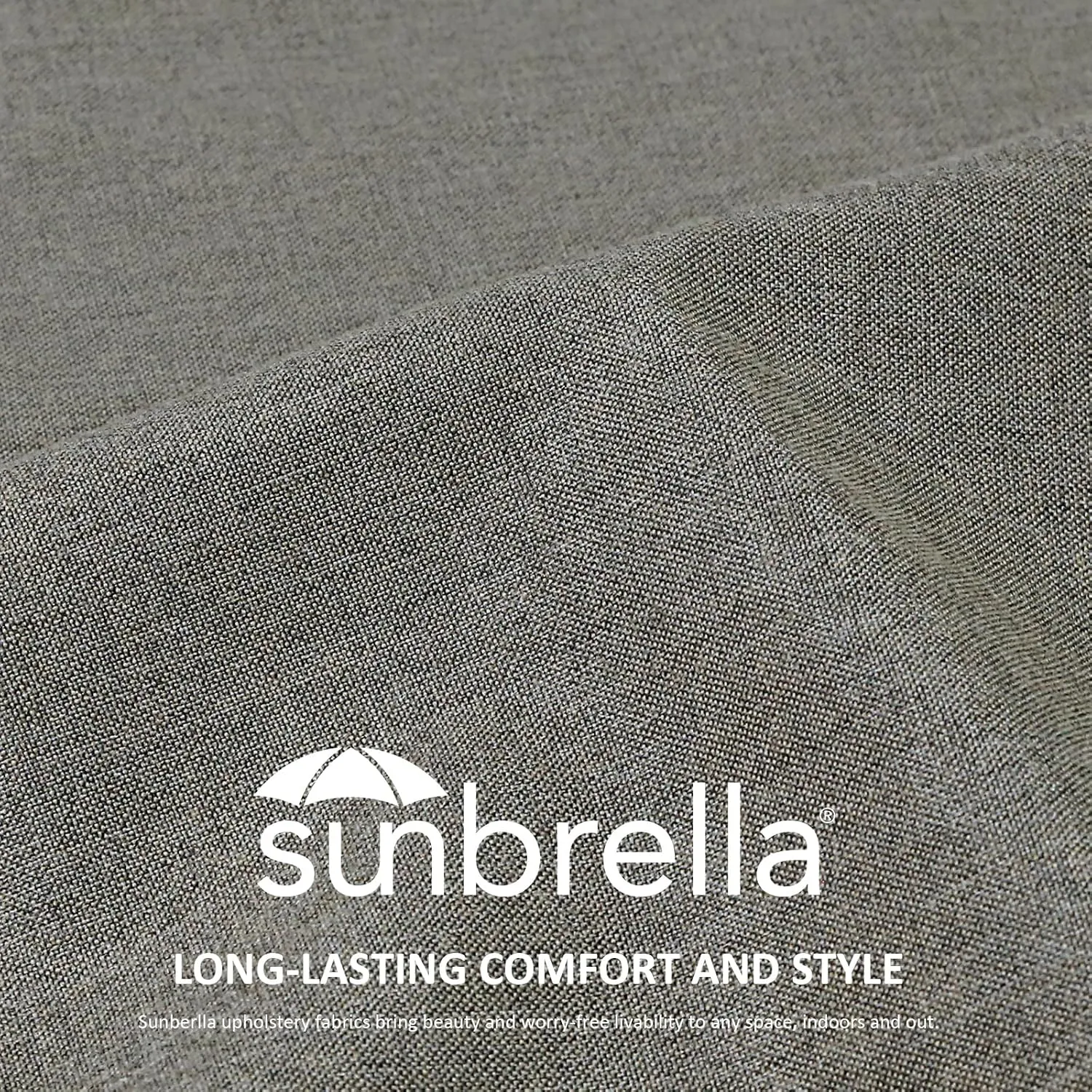 Sunbrella Decorative Outdoor Waterproof Throw Pillows with Inserts, Set of 4, 18" x18" Pillows for Patio, Backyard, Bed, Couch, and Patio Furniture, Cast Shale