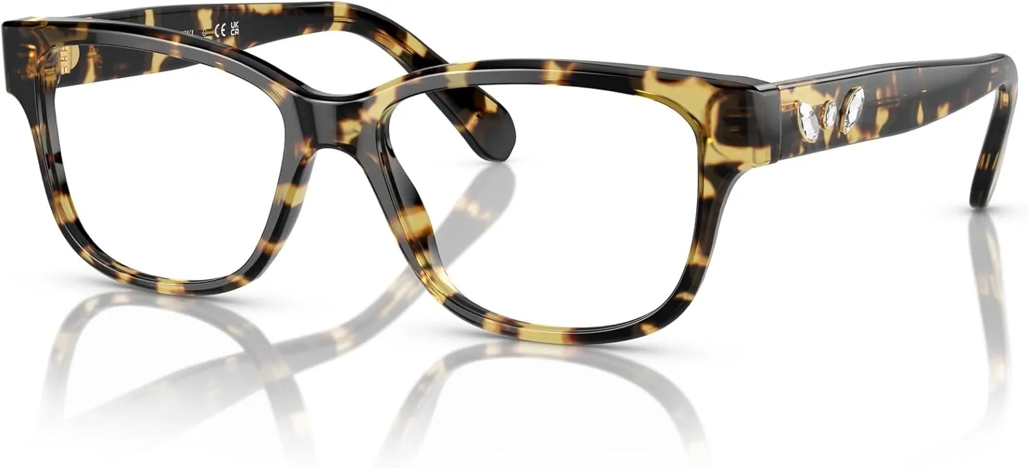 Swarovski Women's Sk2007 Square Prescription Eyewear Frames