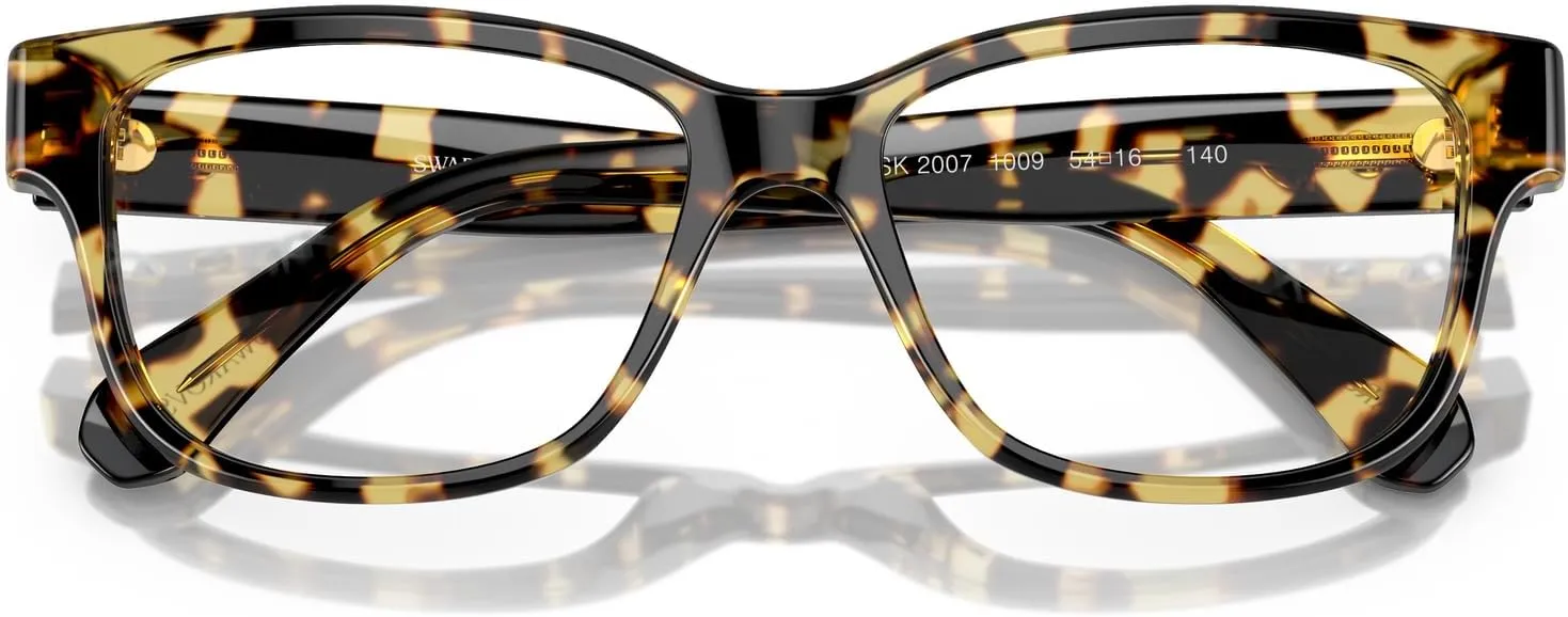 Swarovski Women's Sk2007 Square Prescription Eyewear Frames