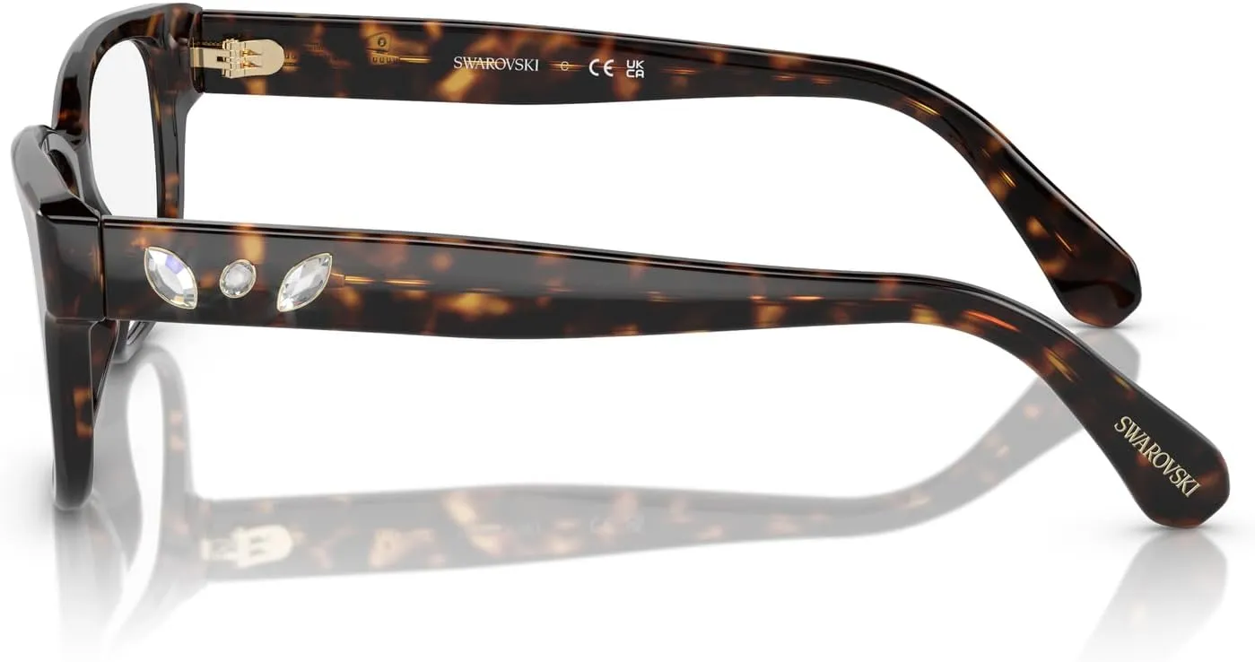 Swarovski Women's Sk2007 Square Prescription Eyewear Frames