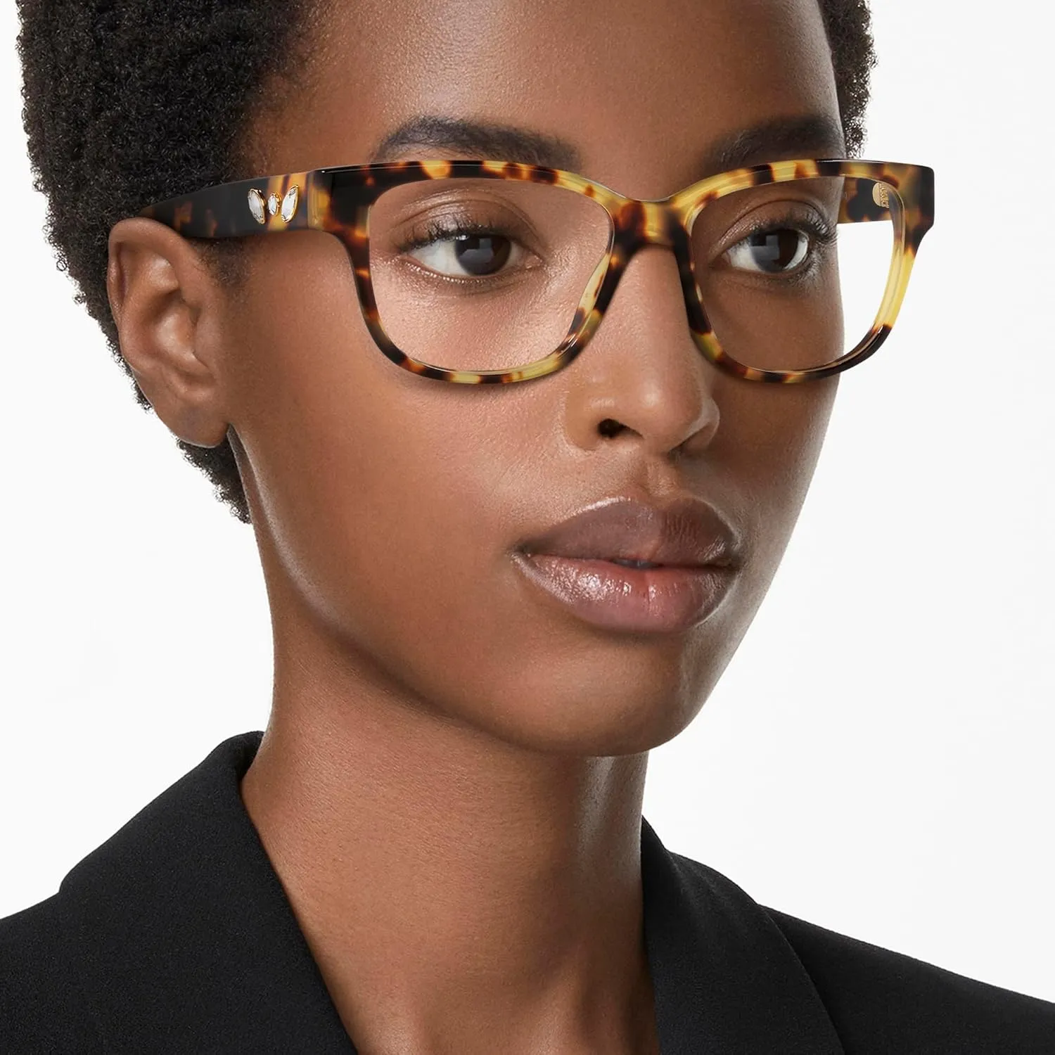 Swarovski Women's Sk2007 Square Prescription Eyewear Frames