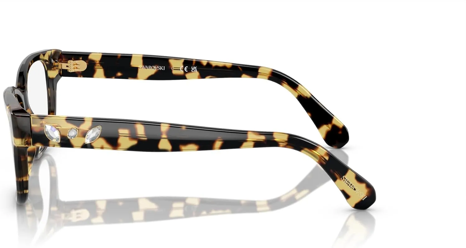 Swarovski Women's Sk2007 Square Prescription Eyewear Frames
