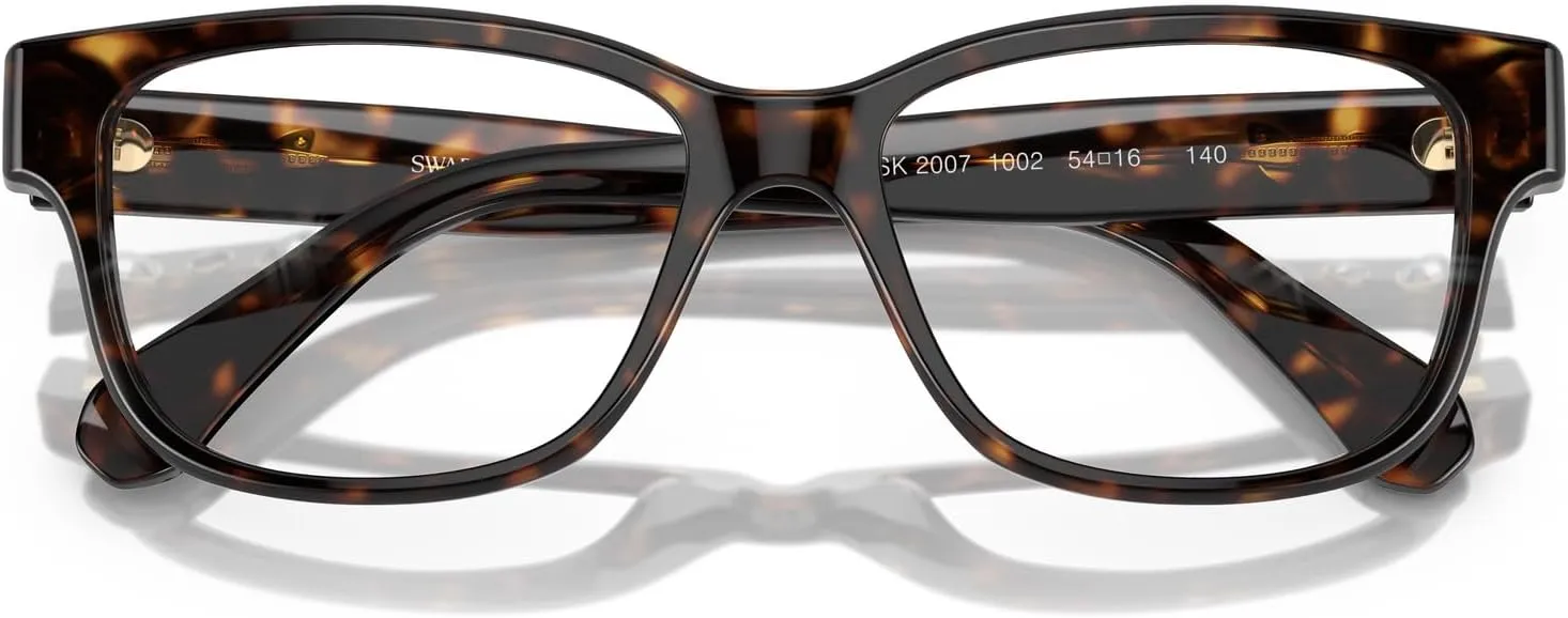Swarovski Women's Sk2007 Square Prescription Eyewear Frames