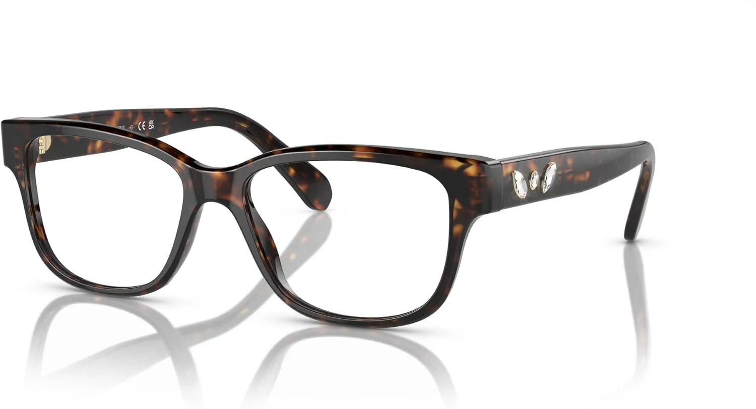Swarovski Women's Sk2007 Square Prescription Eyewear Frames