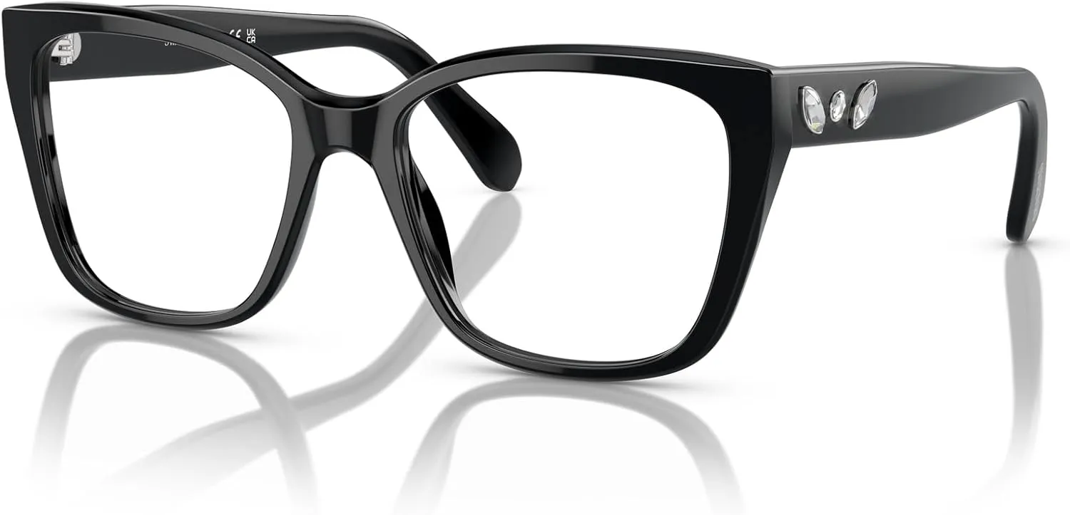 Swarovski Women's Sk2008 Square Prescription Eyewear Frames