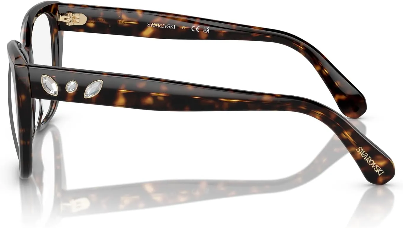 Swarovski Women's Sk2008 Square Prescription Eyewear Frames