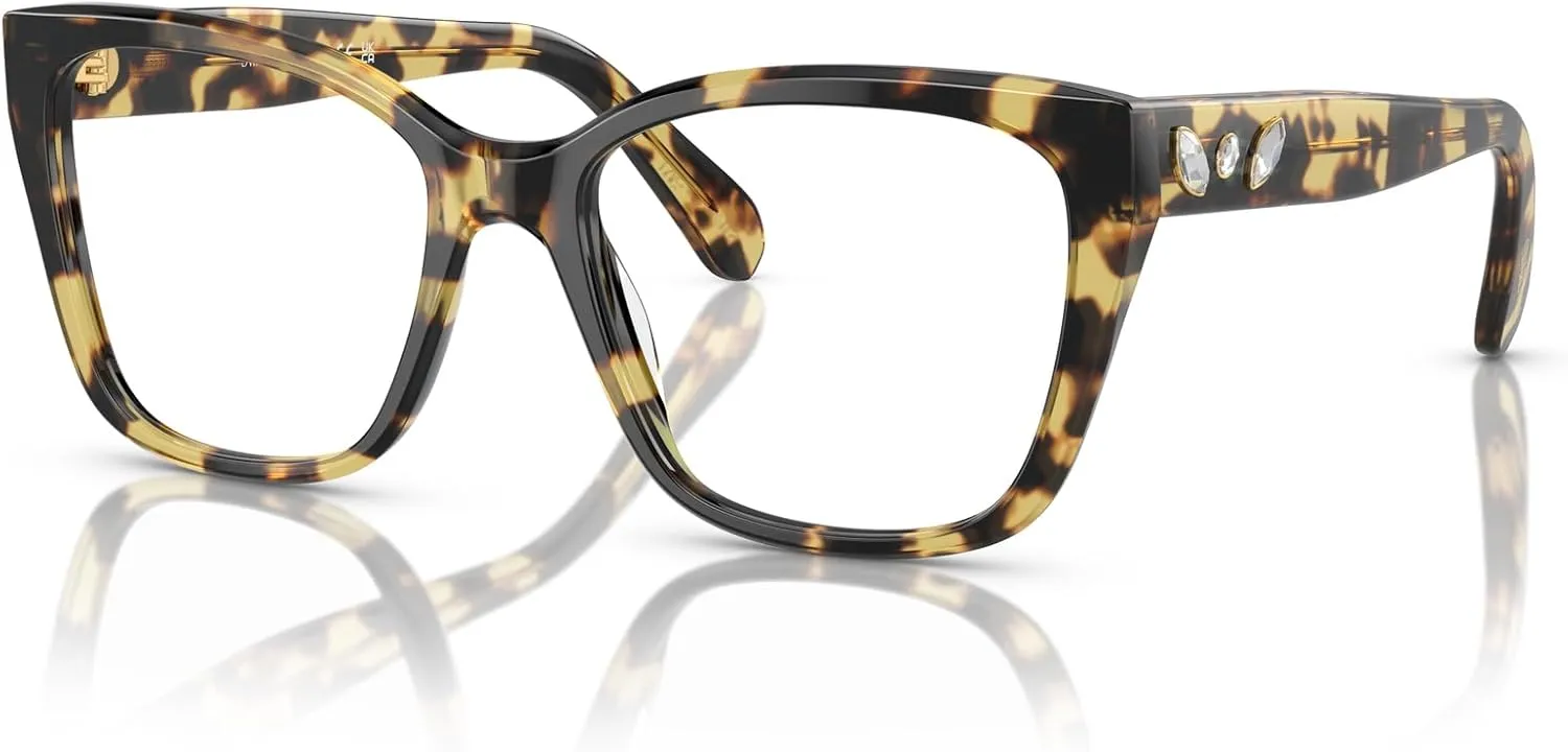 Swarovski Women's Sk2008 Square Prescription Eyewear Frames