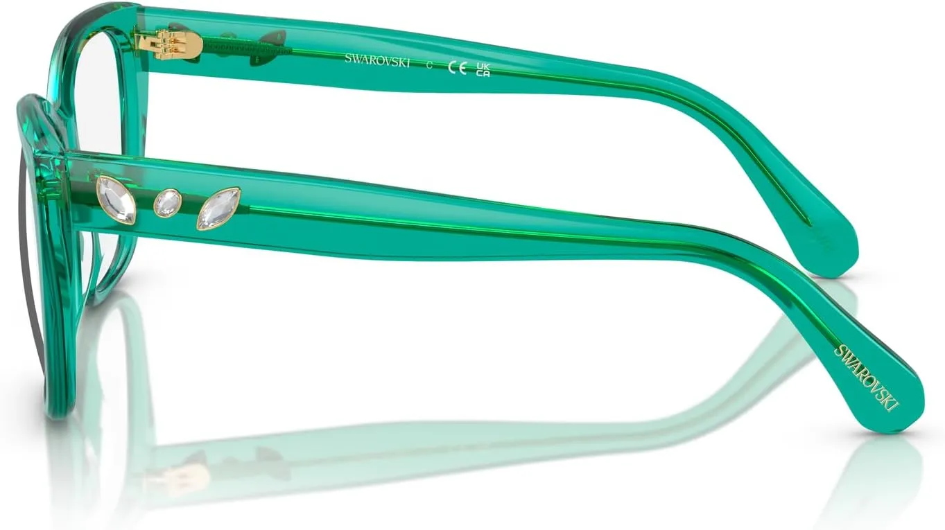 Swarovski Women's Sk2008 Square Prescription Eyewear Frames