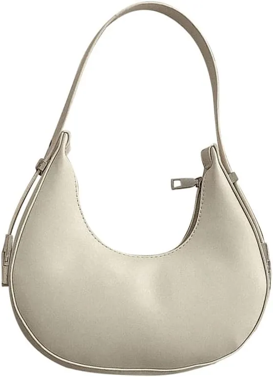 SweatyRocks Women's Snakeskin Embossed Hobo Bag Adjustable Strap Shoulder Handbag Solid Clutch Purse Round Bags