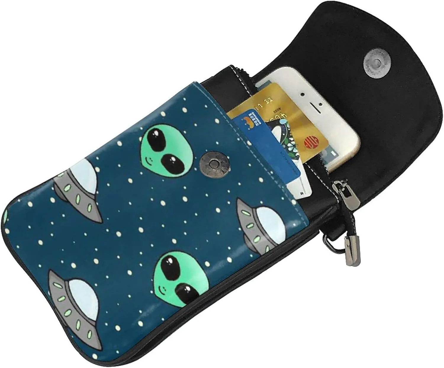 SWEET TANG Womens Cell Phone Wallet Purse Casual Phone Pouch Clutch Crossbody Shoulder Bag