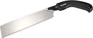TAJIMA Pull-Stroke Saw - 265 mm x 16 TPI Japanese Flush Cut Hand Saw with Quick-Release Blade & Non-Slip Elastomer Handle - JPR-265