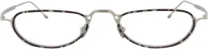 TBX913-50-02 Eyeglass Frame Silver - Grey Tortoise Enamel w/Demo Lens 50mm
