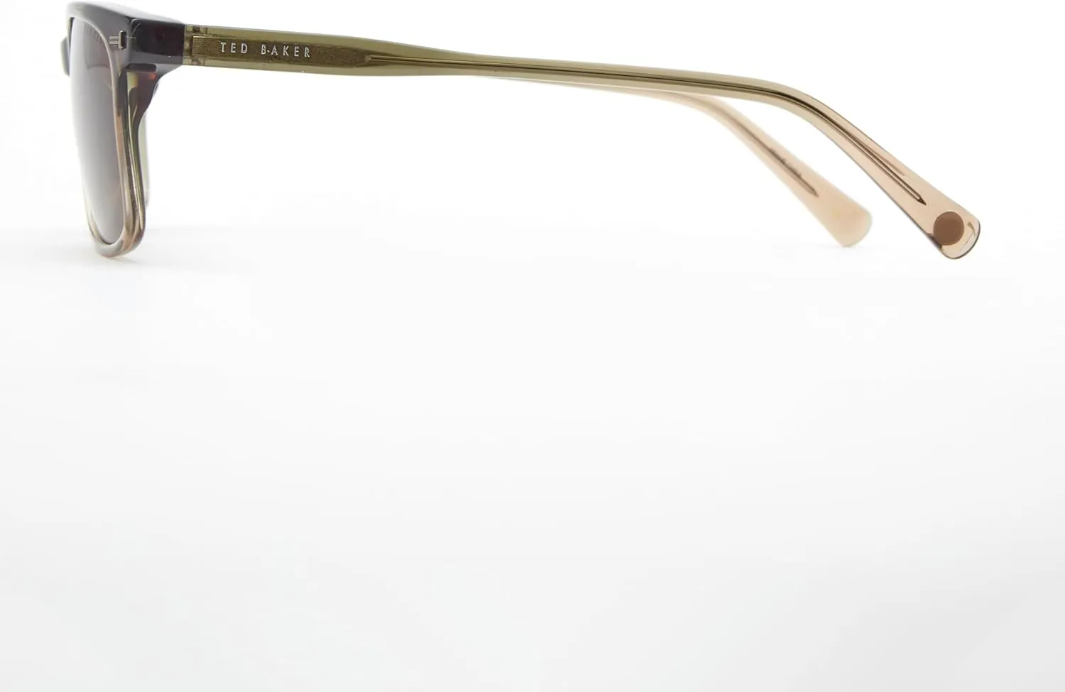 Ted Baker TMS170 Men's Rectangle Polarized Sunglasses, 56 mm, UV400 Protection