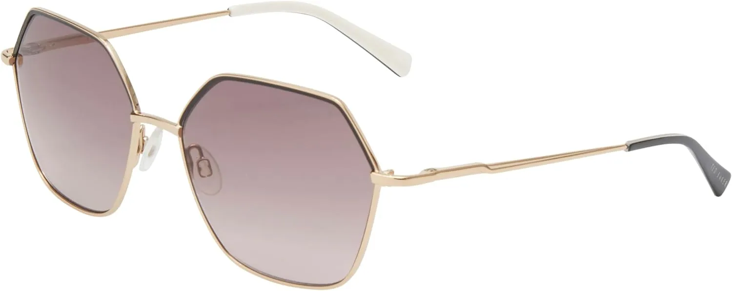 Ted Baker TWS263 Women's Geo Shape Sunglasses, 57 mm, UV400 Protection