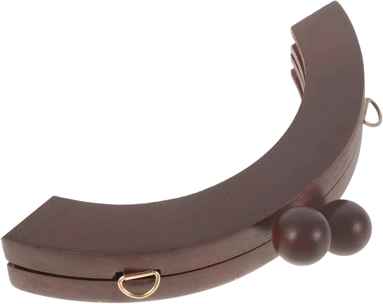 TEHAUX 4 Sets DIY Bag Making Handles Wood Purse Handles Replacements for Stylish and Beautiful Bags