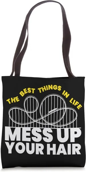 The Best Things I Rollercoasters Adrenaline Leisure Tote Bag