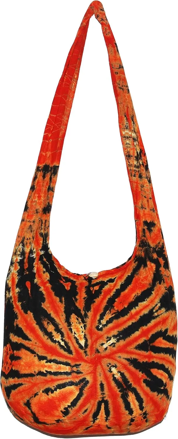 TIE DYE Bohemian Hipster Hobo Boho Hippie Crossbody Bag Purse Twist 39"