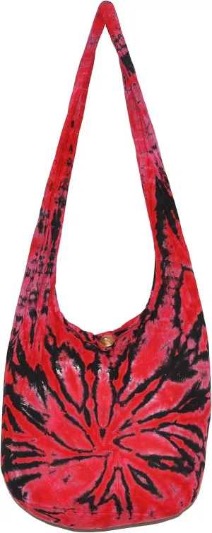 TIE DYE Bohemian Hipster Hobo Boho Hippie Crossbody Bag Purse Twist 39"