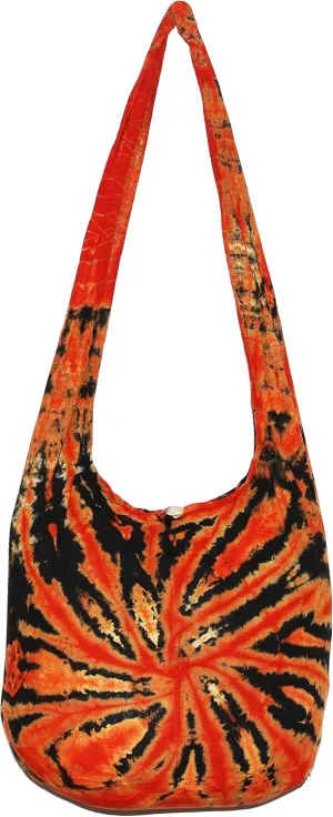 TIE DYE Bohemian Hipster Hobo Boho Hippie Crossbody Bag Purse Twist 39"