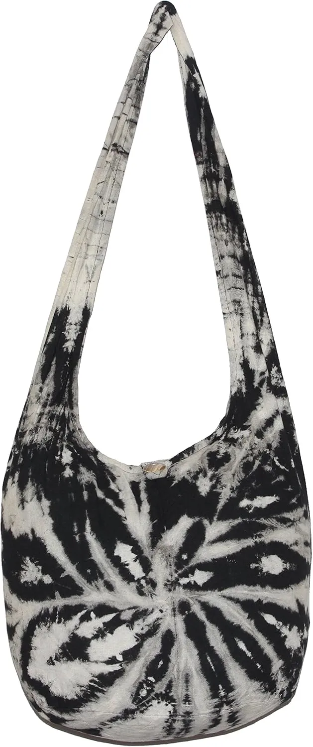 TIE DYE Bohemian Hipster Hobo Boho Hippie Crossbody Bag Purse Twist 39"
