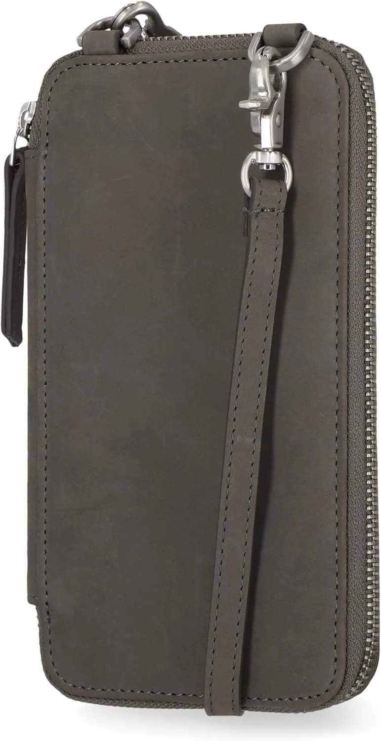 Timberland Women's RFID Leather Phone Crossbody Wallet Bag