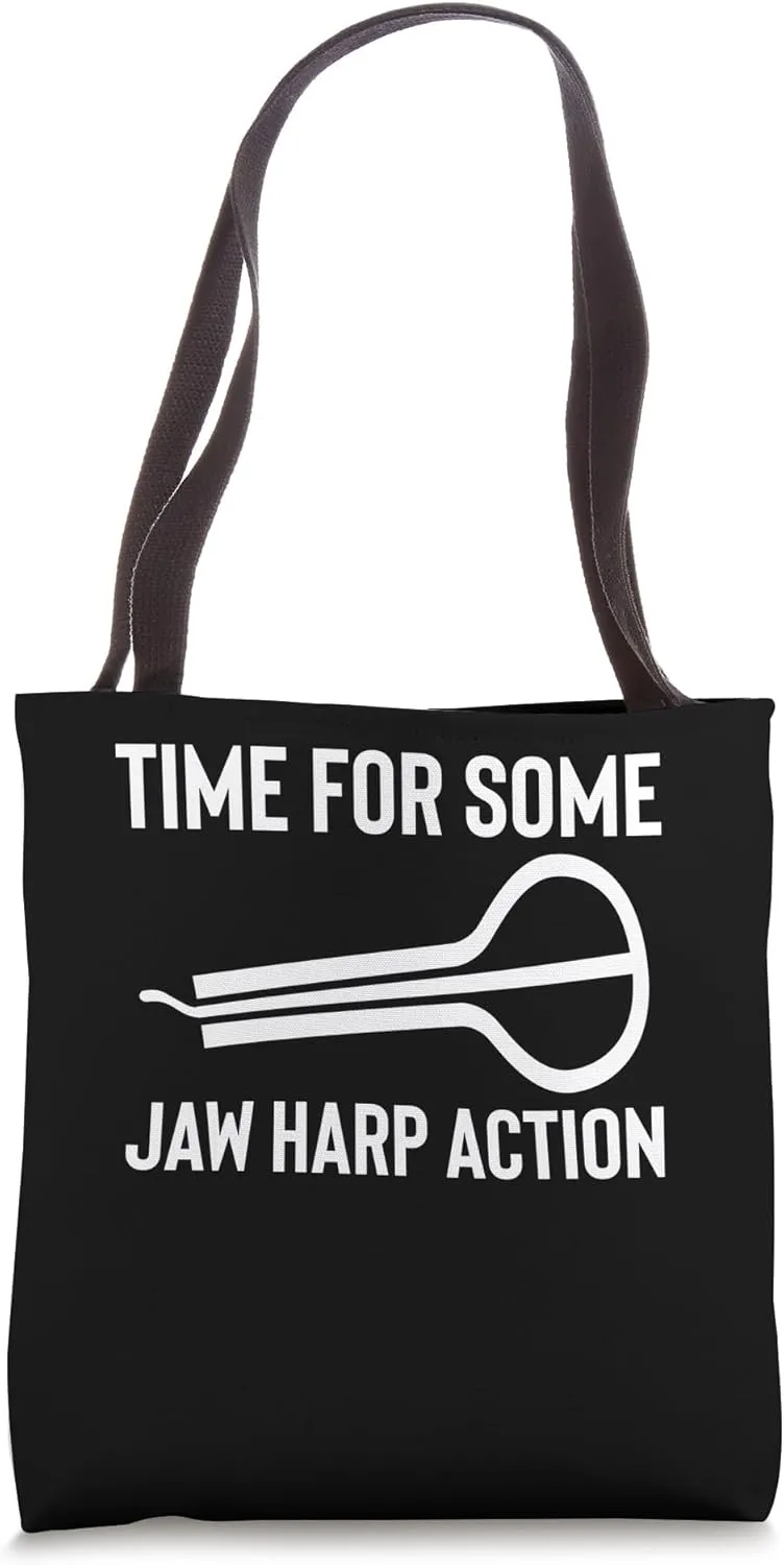 Time For Some Jaw Harp Player Tote Bag