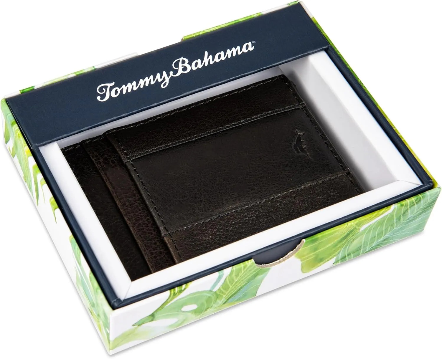 Tommy Bahama Men's Two Tone Magnetic Front Pocket Wallet