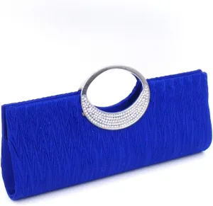 TOPCHANCES Women Satin Evening Bags Bridal Clutch Purse Handbag for Wedding Party Formal Dressy