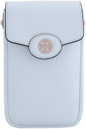 Tory Burch Embossed Leather Robinson Phone Crossbody Bag