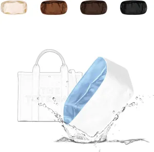 Tote Bag Organizer Insert, Lightweight Insert Compatible with M.arc Jacobs Medium Tote, Waterproof Dupontpaper Surface and Silky Satin Lining(MJ Midum, Celeste)