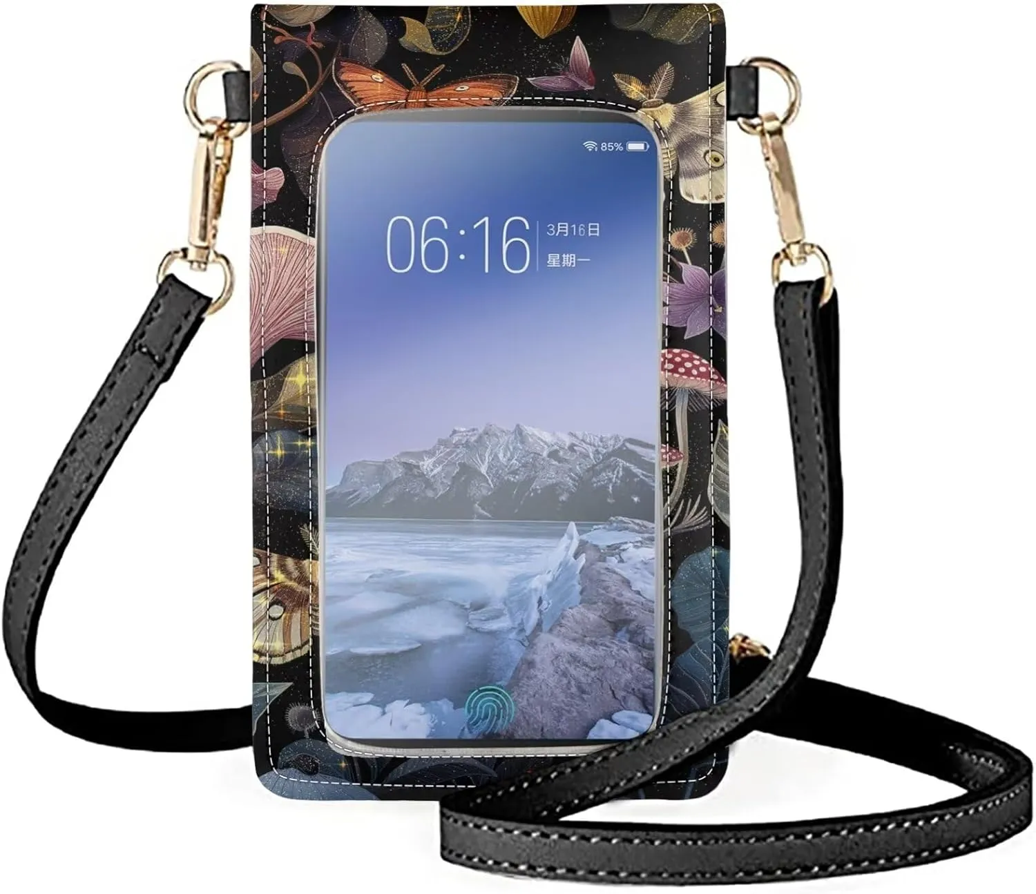 Touch Screen Phone Bag for Women Travel Small Crossbody Bag Shoulder Handbag