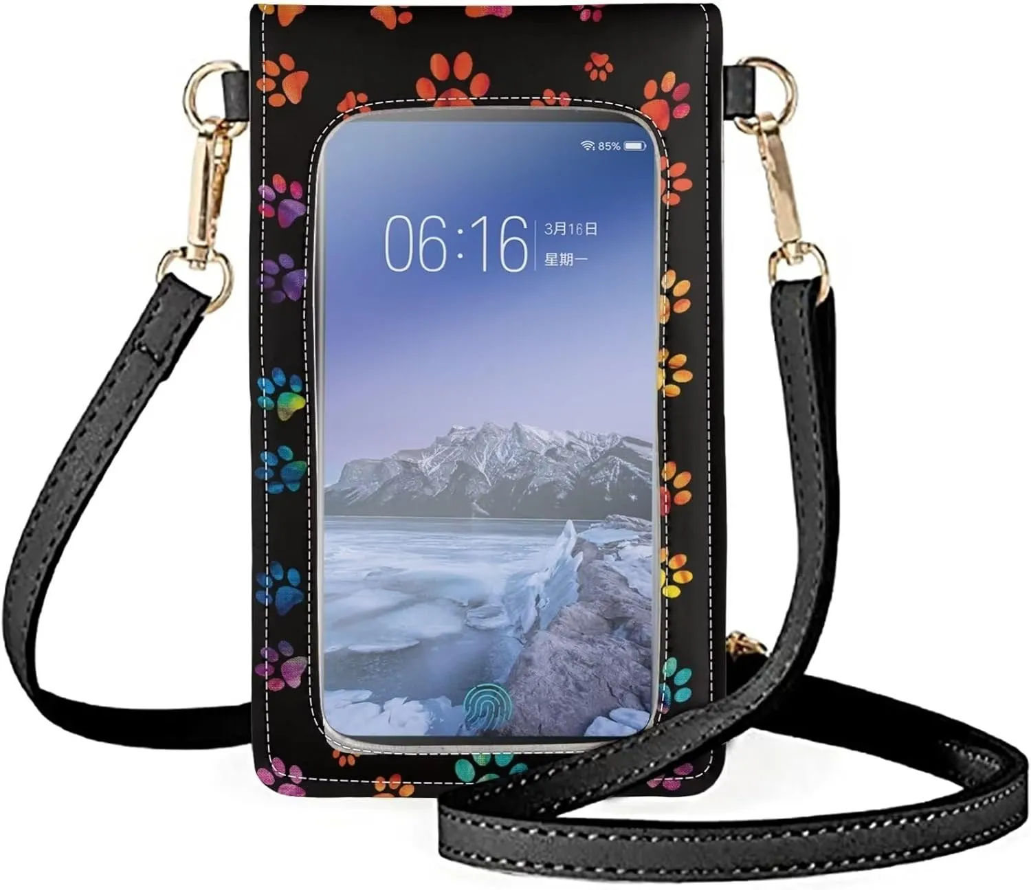 Touch Screen Phone Bag for Women Travel Small Crossbody Bag Shoulder Handbag