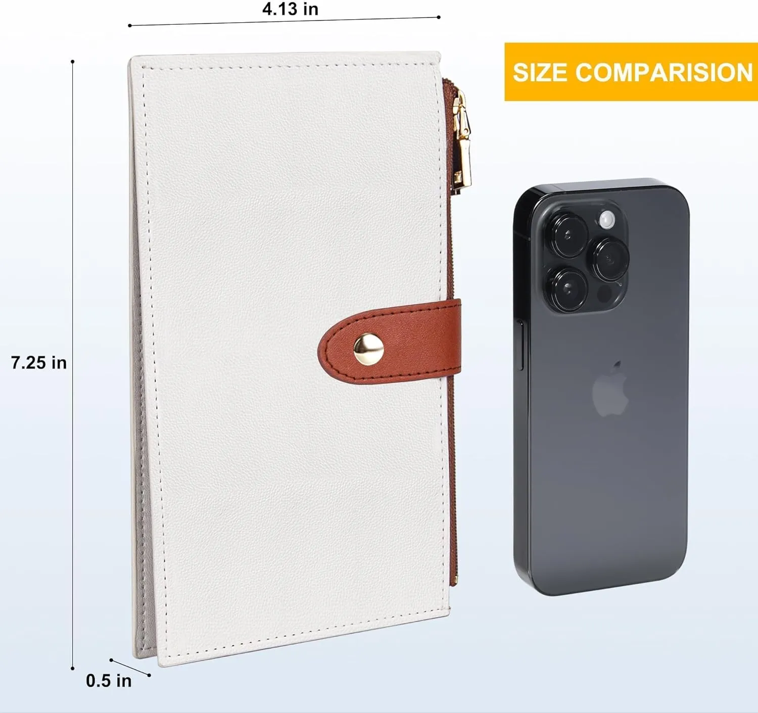 Travelambo Leather Wallets for Women Slim RFID Blocking Bifold Credit Card Holder Wallet