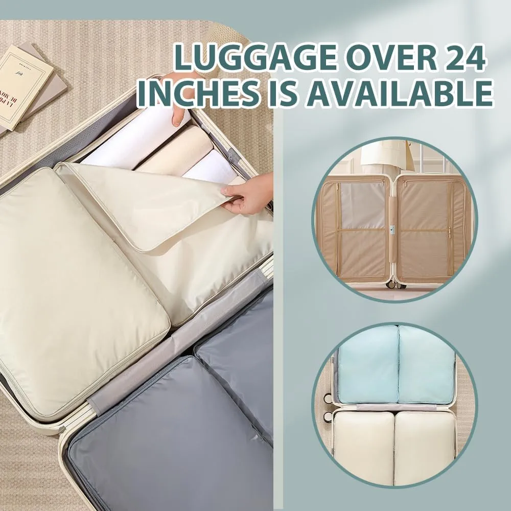 Ultra Space Saving Self Compression Organizer, 2025 New Space Saver Quilt Compression Storage Bag, Portable Space Saver Storage Packing Bags for Comforters, Blankets, Bedding (Pink, L - 54*42*30 cm)
