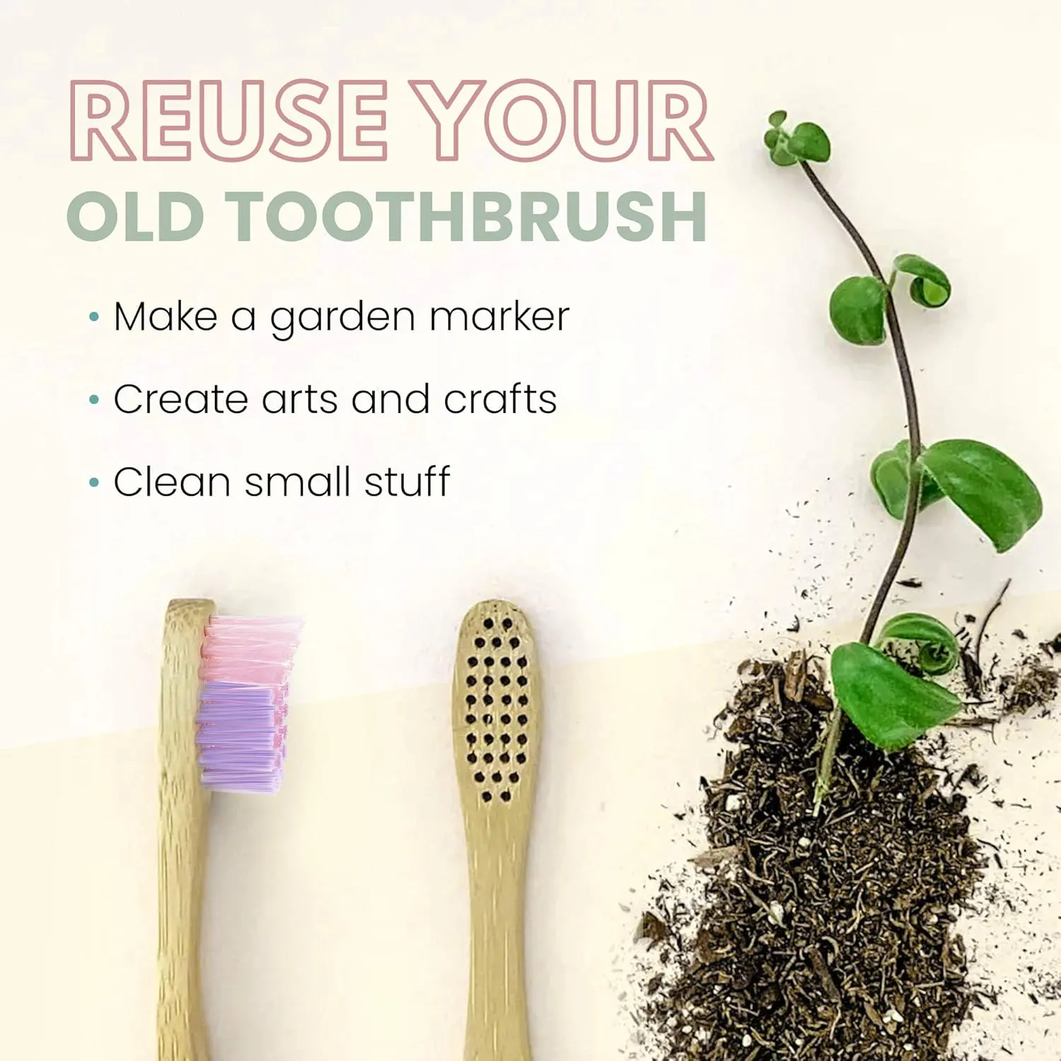 Unicorn Toothbrush for Kids - Made from Sustainable Bamboo for a Natural & Eco-Friendly Feel, Soft Wave Bristles, Biodegradable Wooden Handle | (Pack of 4, Unicorn)