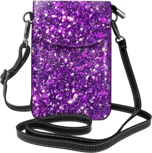 Universal Ani-Theft Crossbody Cell Phone Purse Leather Mini Cell Phone Pouch