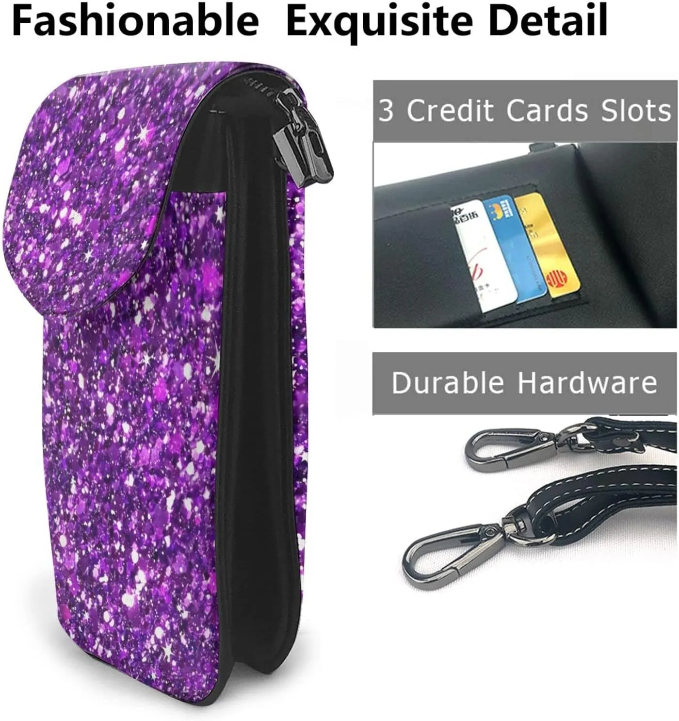 Universal Ani-Theft Crossbody Cell Phone Purse Leather Mini Cell Phone Pouch