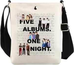 VAMSII Singer Album Inspired Merch Singer Band Crossbody Bag Music Group Band Fans Gifts Music Lover Gift