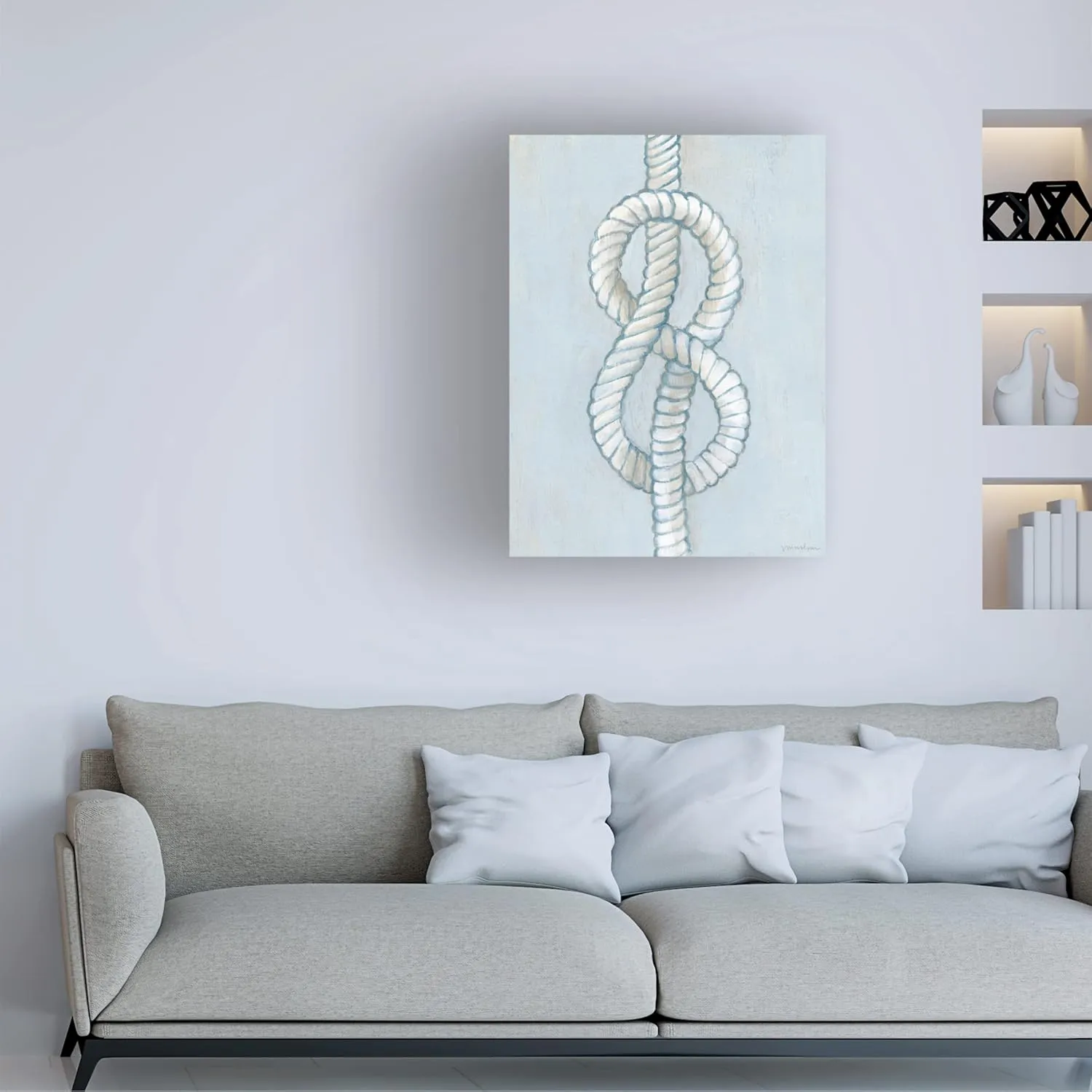 Vanna Lam 'Starboard Knot II' Canvas Art