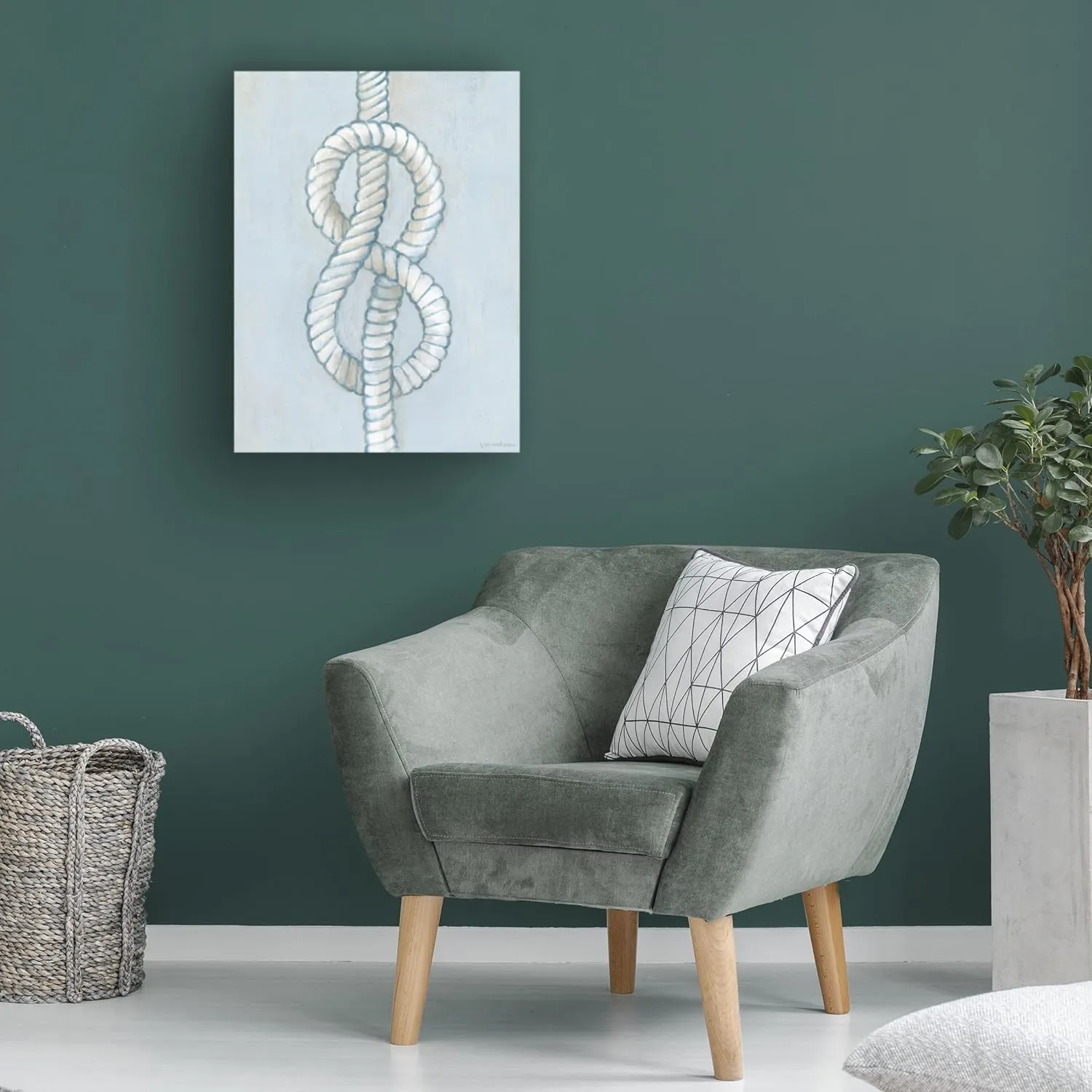 Vanna Lam 'Starboard Knot II' Canvas Art