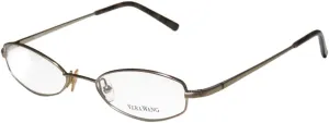 Vera Wang V109 Womens/Ladies Designer Full-rim Eyeglasses/Glasses (48-18-135, Light Brown)