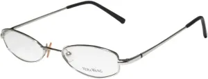 Vera Wang V109 Womens/Ladies Designer Full-rim Eyeglasses/Glasses (50-18-140, Chrome)