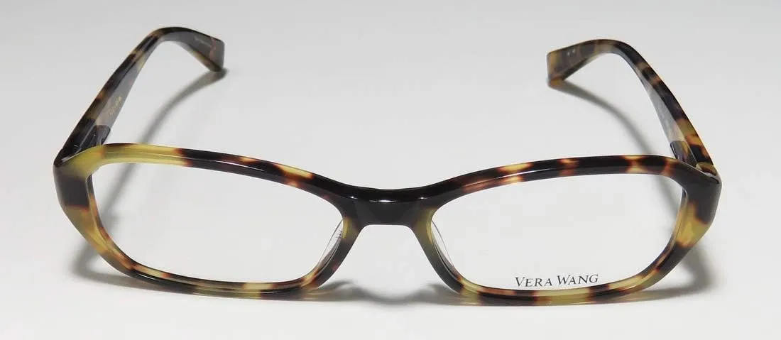 Vera Wang V173 Womens Designer Rhinestones Flexible Hinges Authentic Contemporary Beautiful Hip Eyeglasses/Eyewear