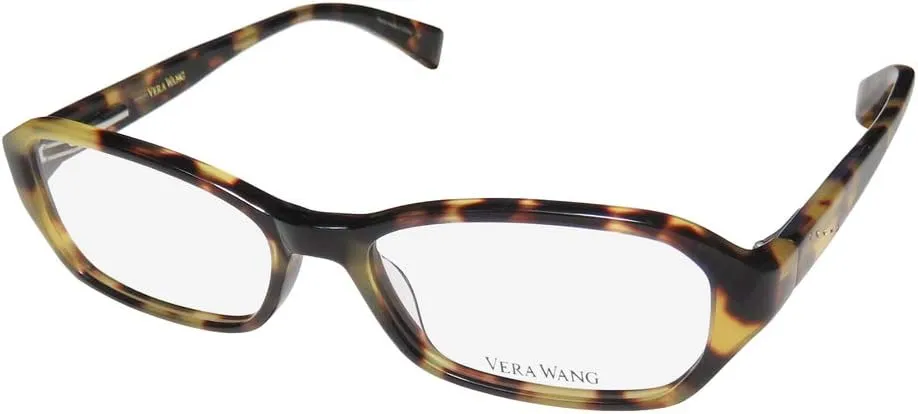 Vera Wang V173 Womens Designer Rhinestones Flexible Hinges Authentic Contemporary Beautiful Hip Eyeglasses/Eyewear