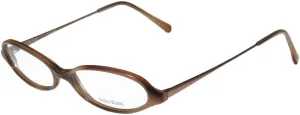 Vera Wang V46 Womens/Ladies Cat Eye Full-rim Designer Sleek European Eyeglasses/Eye Glasses (50-15-135, Brown/Bronze)