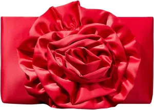 Verdusa Women's Floral Clutch Purses Satin Clutch Evening Bags Party Handbags