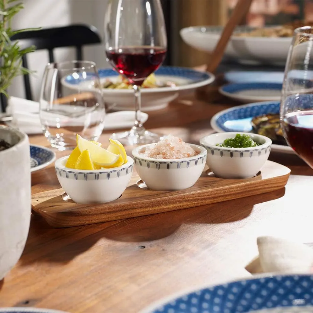 Villeroy & Boch Artesano Original Wood Tray for Dip Bowl, Acacia Wood, Brown
