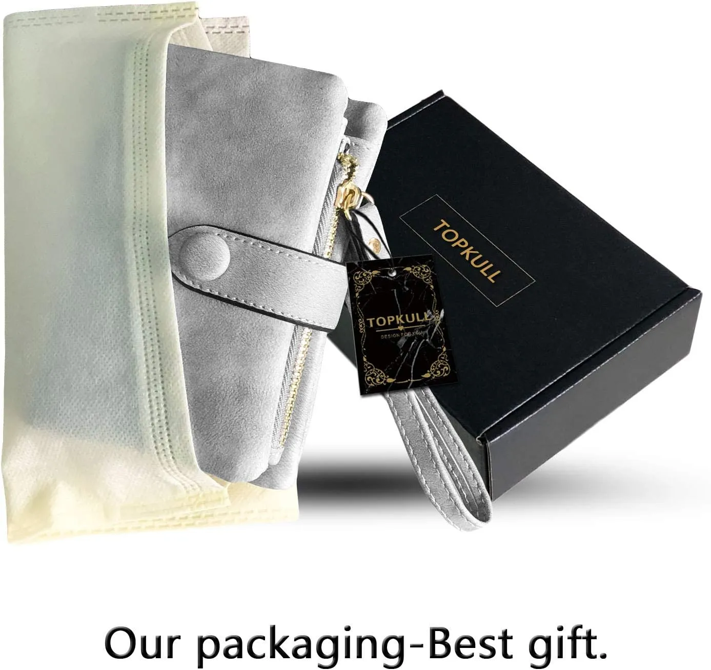 Wallets for Women Bifold Small Rfid Soft Leather Ladies Wallets Trifold Womens Wallets Billfolds Mini Wristlet Clutch Cute Zipper Coin Purse with Wrist Strap