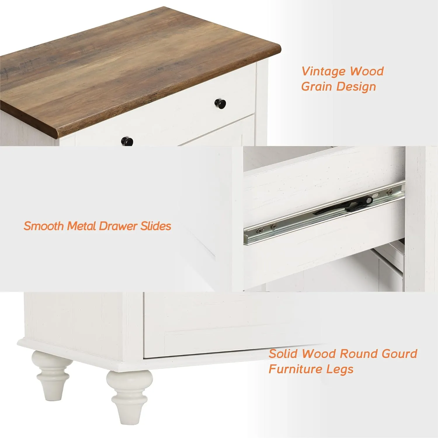 WAMAPT Buffet Cabinet with 4 Doors and 2 Drawers, Large Coffee Bar Table Wood Kitchen Storage Cabinets with Storage Cabinets, Modern Farmhouse Sideboard Credenza for Dining Room, Off White, 68 inch